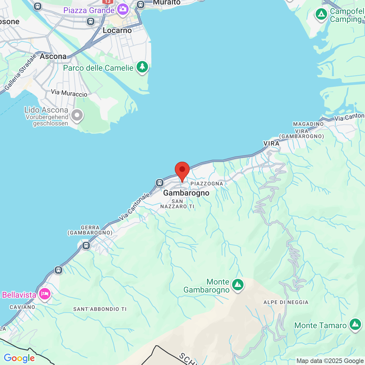 Lage im Gambarogno