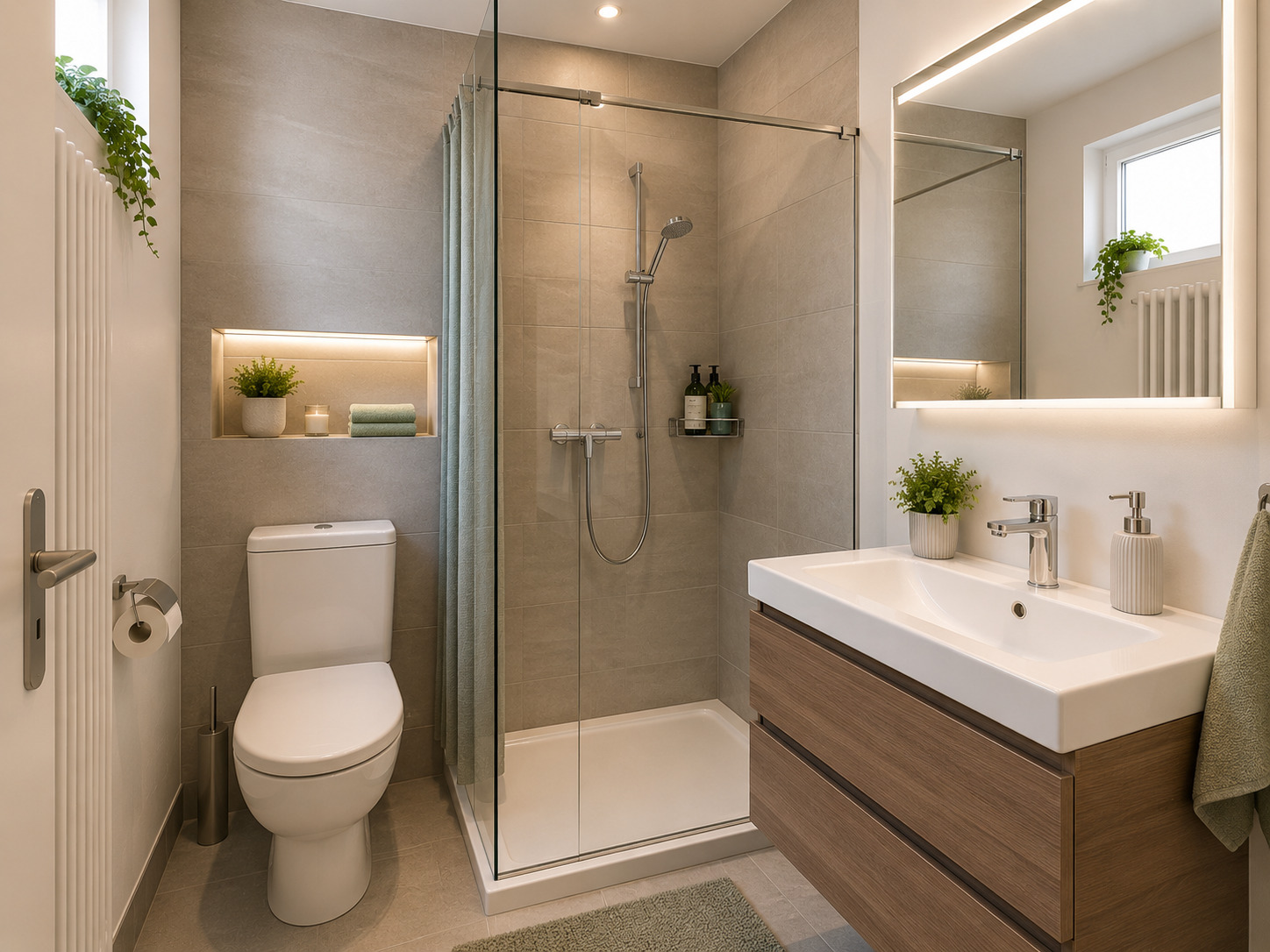 Badezimmer Erdgeschoss Visualisierung