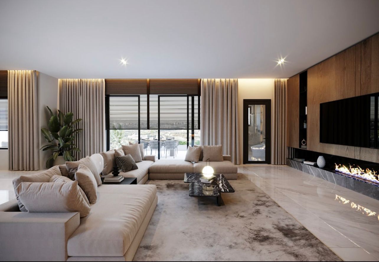 Salle de séjour appartement A et B