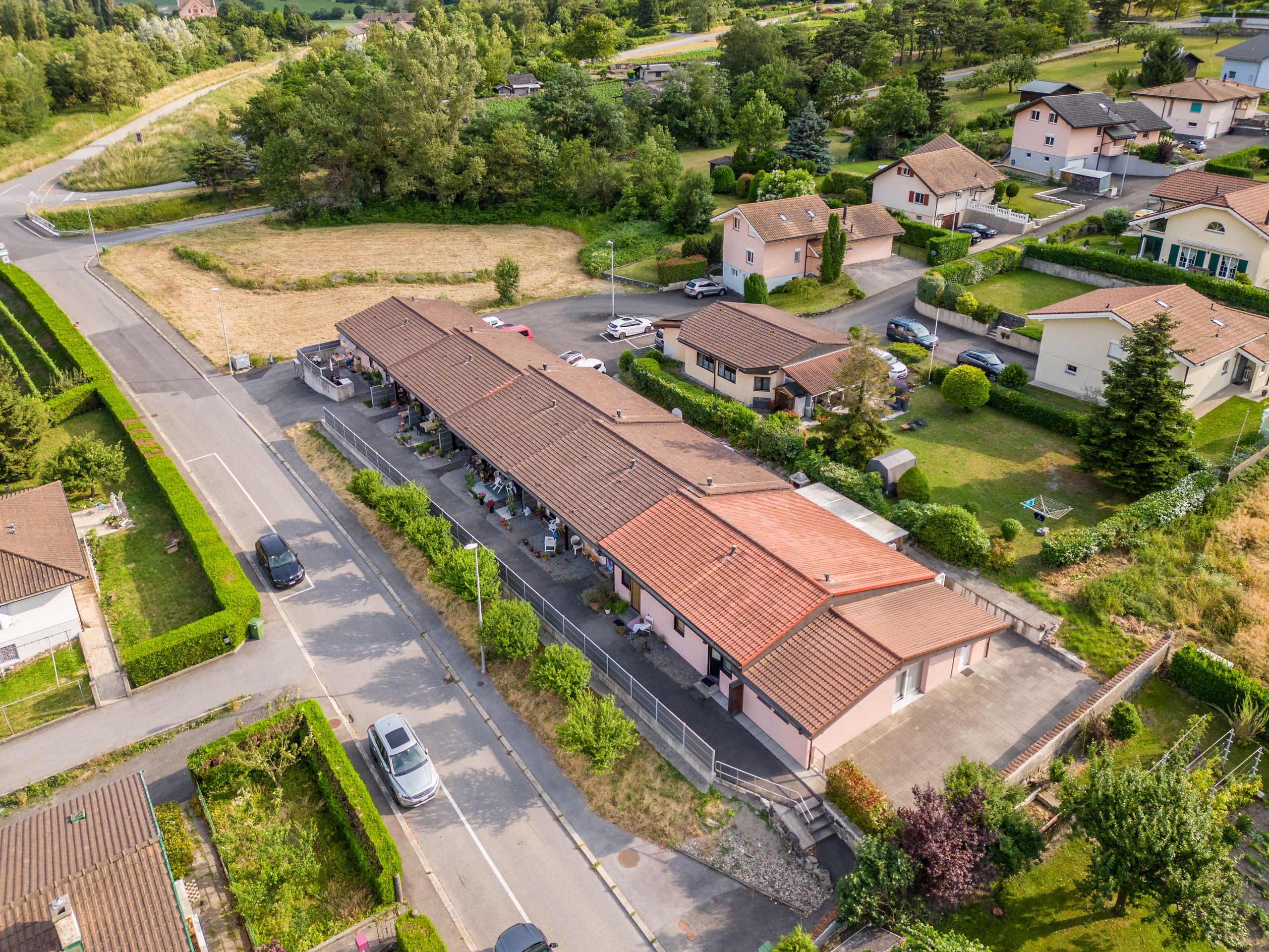 Vue aérienne de la PPE Vue aérienne de la PPE