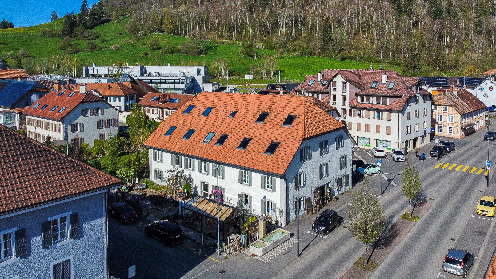 Vue aérienne du bâtiment Vue aérienne du bâtiment