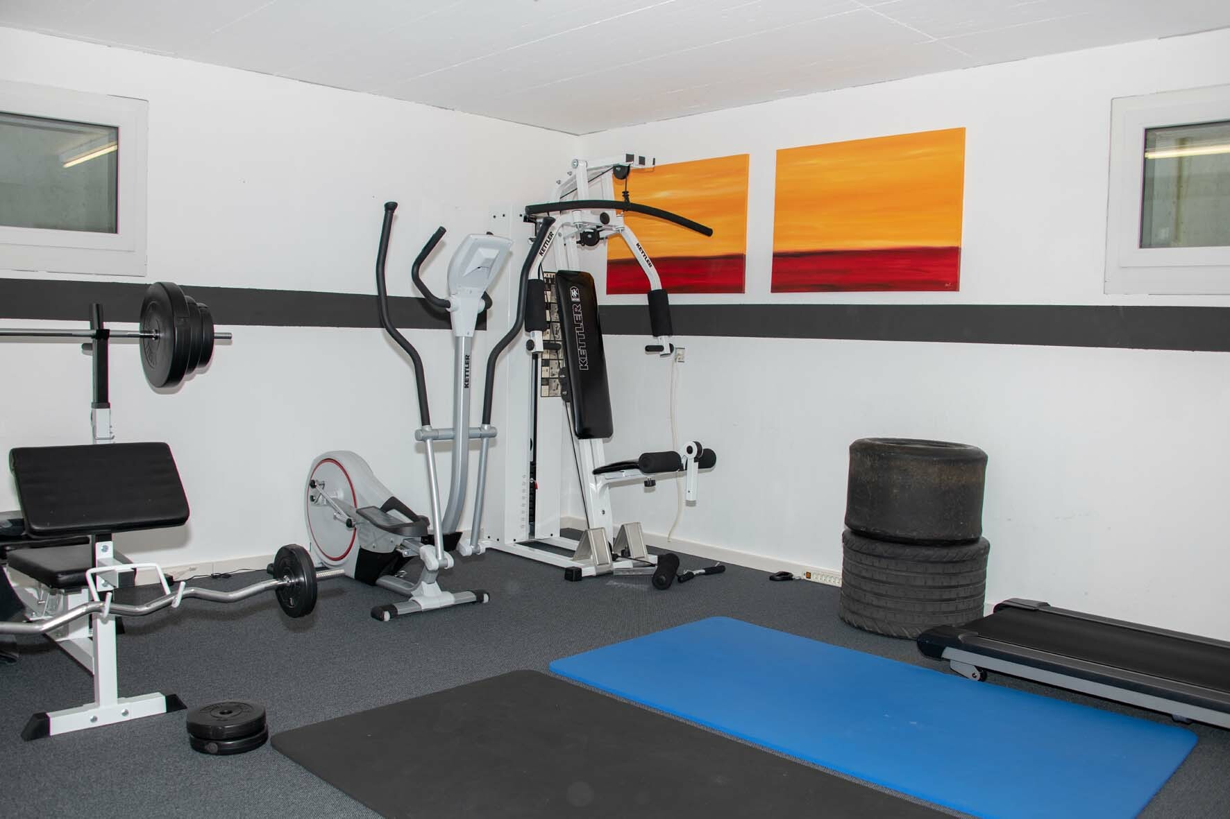Fitnessraum im UG