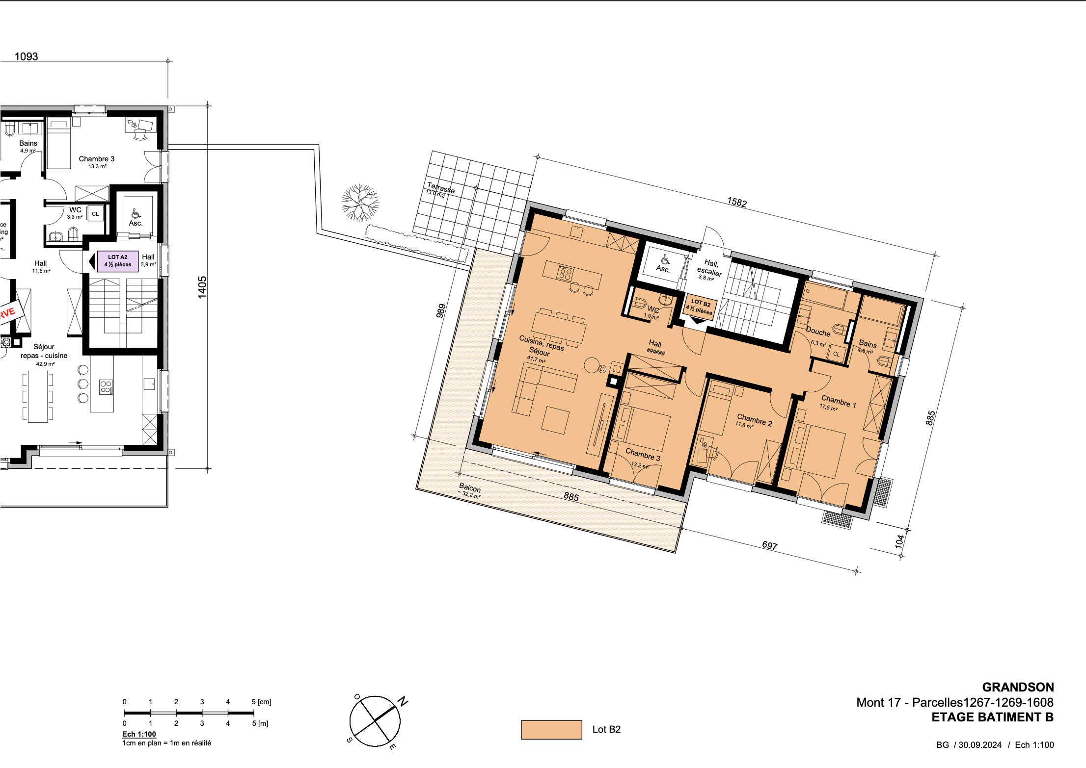 plan etage