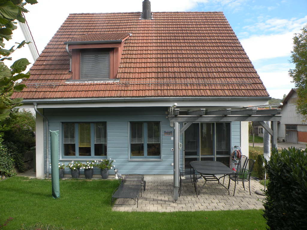 Das Haus mit sonnigem Sitzplatz