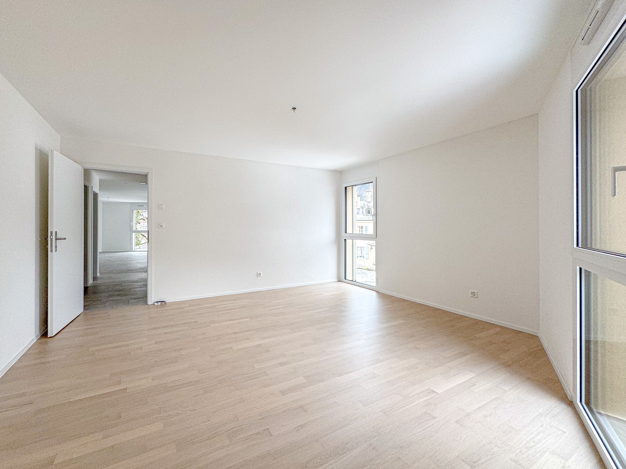 Exemple d'agencement intérieur chambre 1 (bâtiment A - 3.5 pièces)