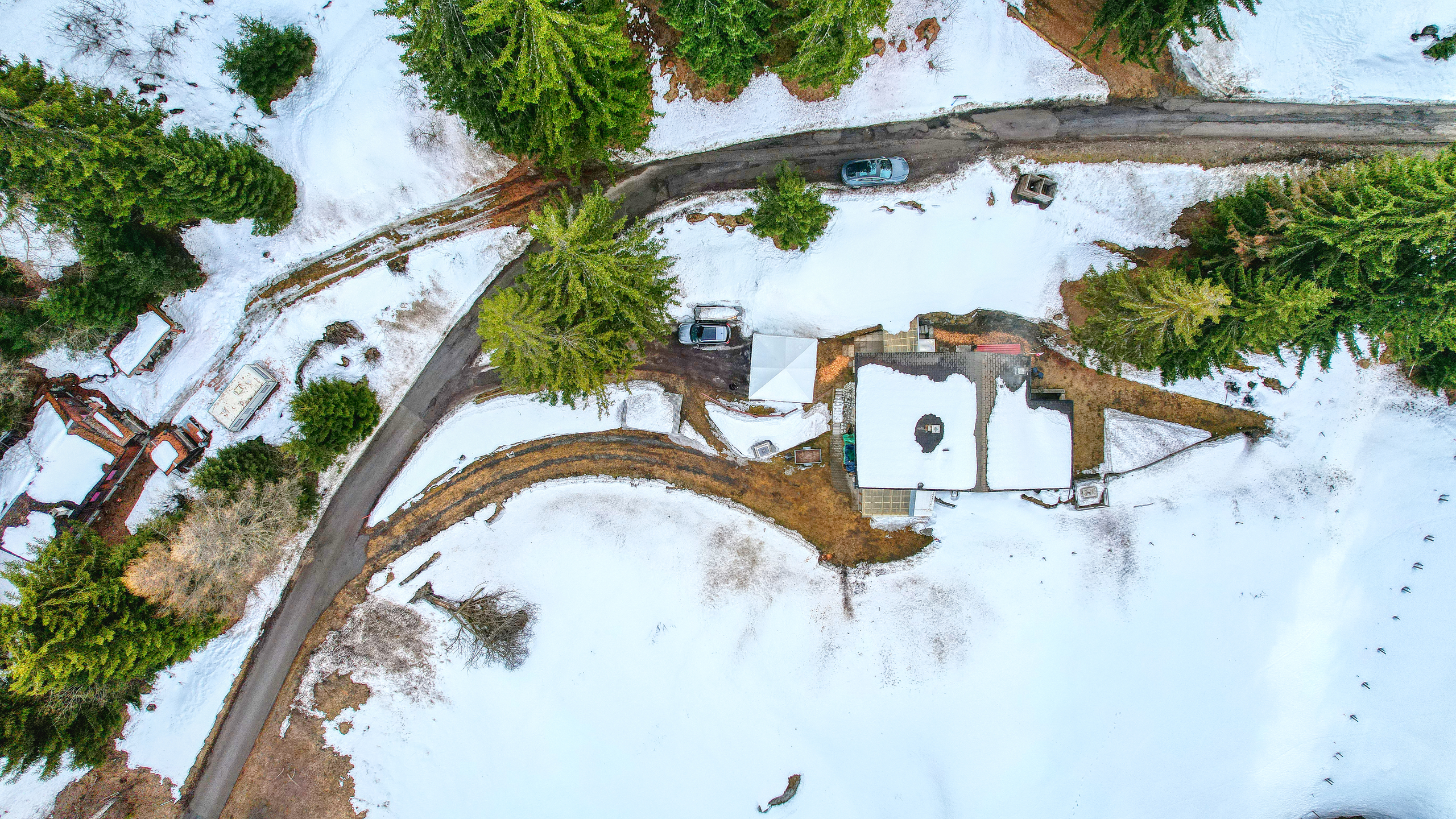 Chalet Vercorin - Vue drone