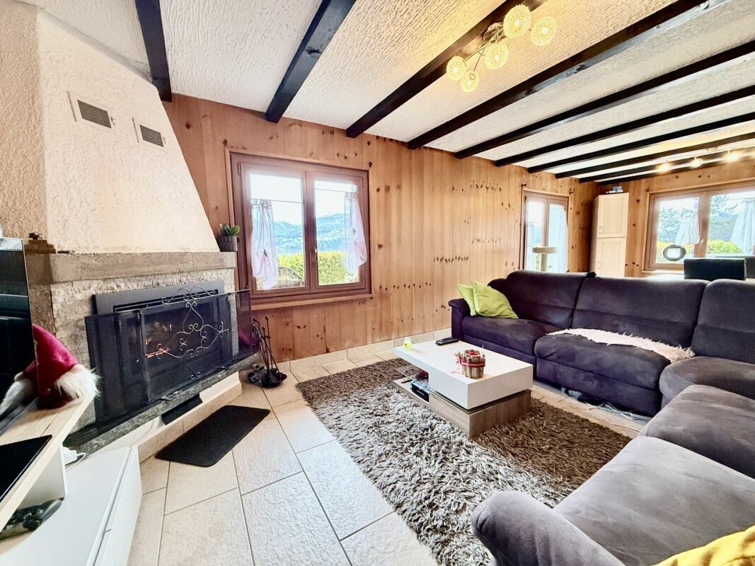 Séjour avec cheminée