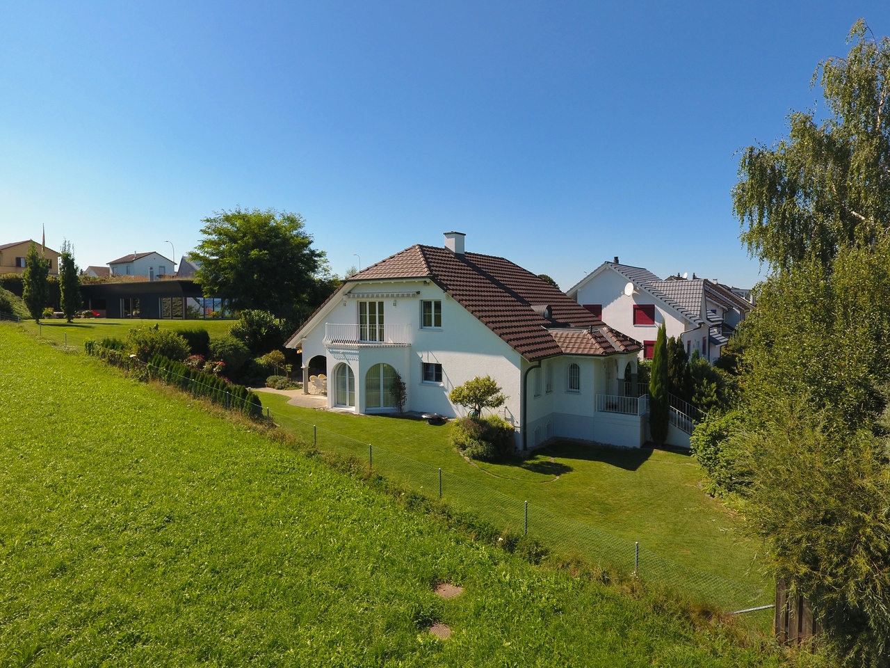 Angrenzend an Landwirtschaftszone