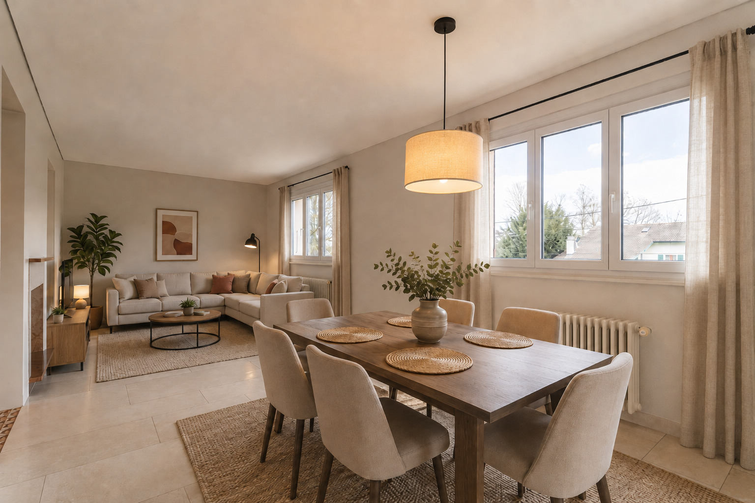 Proposition d'aménagement du séjour - Appartement 1er étage Proposition d'aménagement du séjour - Appartement 1er étage