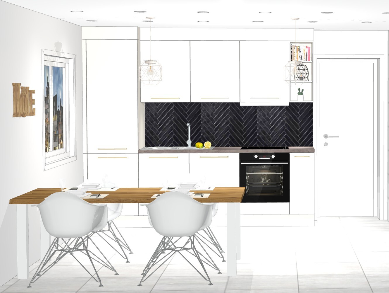 Wohnung Salgesch - Küche Wohnung Salgesch - Küche