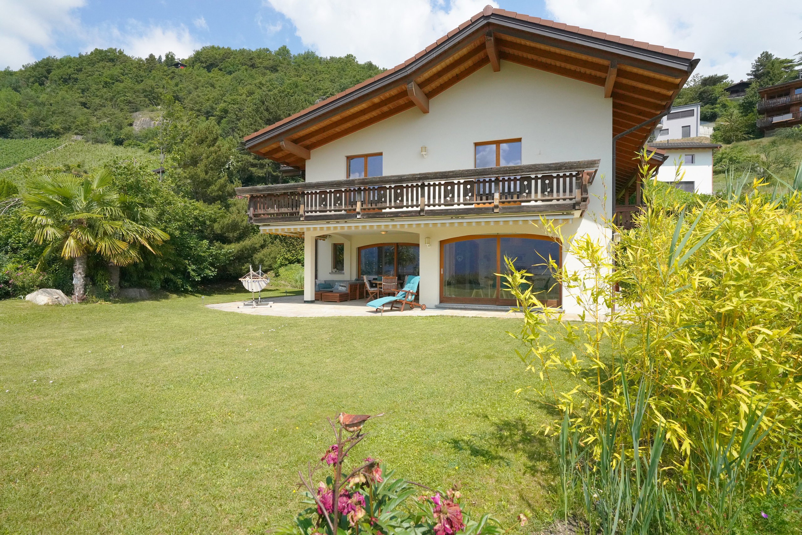 Vue villa 